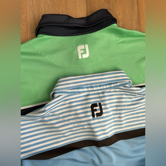 Medium Footjoy Golf Polos, Men’s Medium Footjoy Golf Polo Bundle, Both Shirts. - Picture 3 of 11
